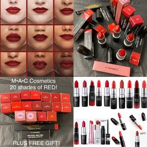 💄M•A•C  20 shades of💄Red